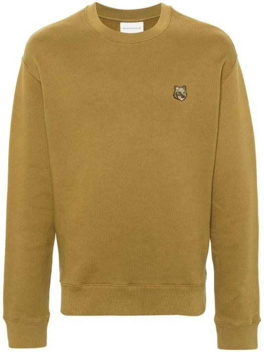 Pull Bold Fox Head avec écusson - Khaki Green