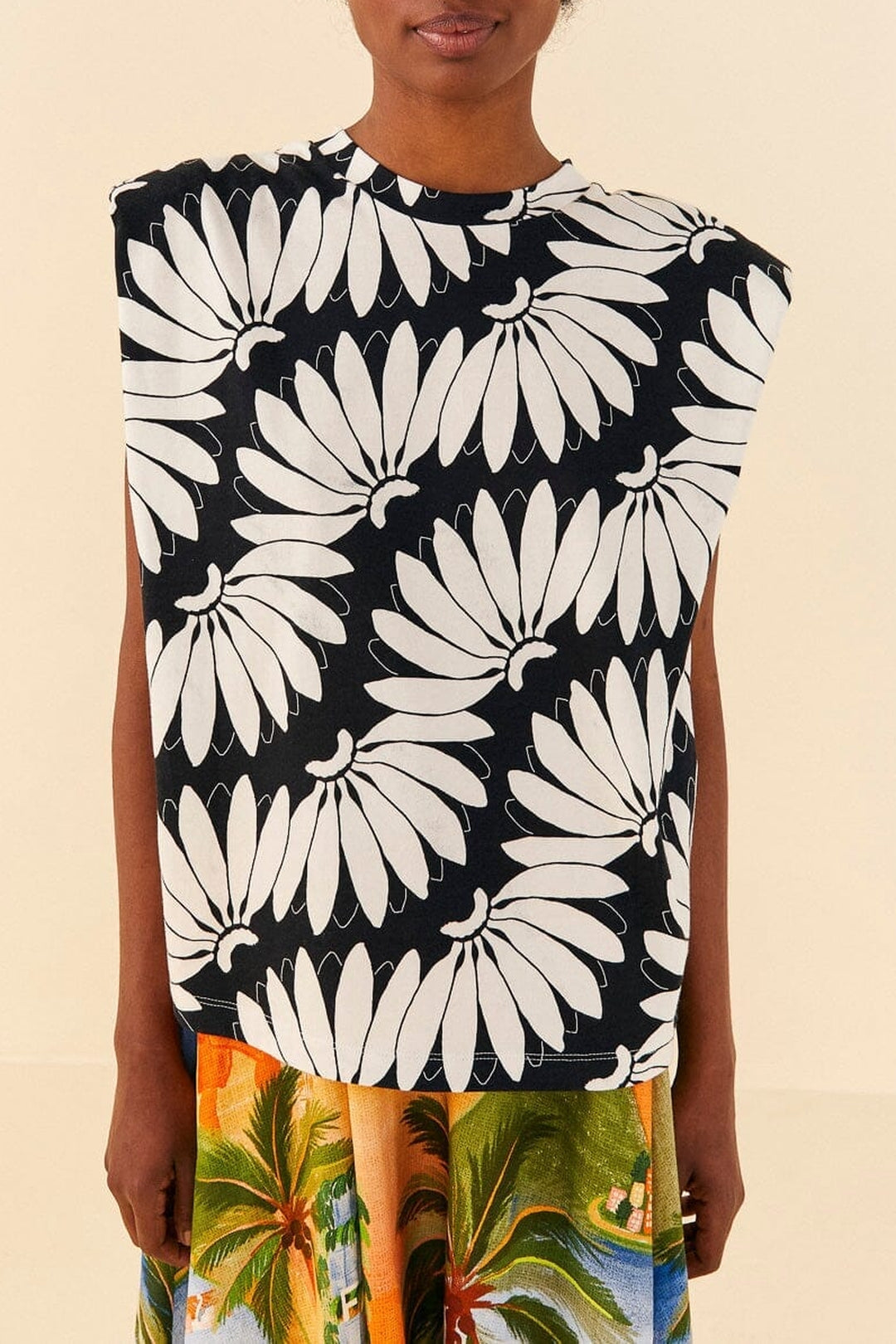 MEDIA OFF LINE_T-shirt Copacabana Black - Noir
