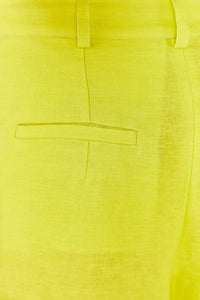 Pantalon Citron en lin - Jaune