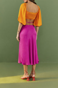 Orange Blouse - Orange