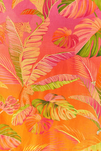 Robe longue Ombre Forest - Orange