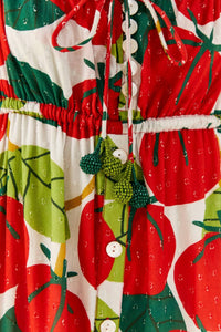 MEDIA OFF LINE_Robe midi Tomato - Rouge
