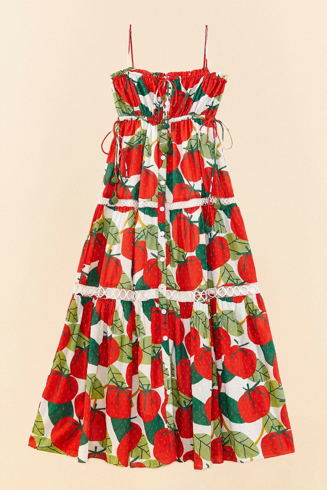 MEDIA OFF LINE_Robe midi Tomato - Rouge