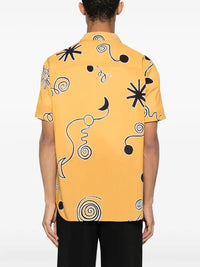 90€ / 9 sold //11 QTY / ST82%   Chemise Melo à manches courtes - Arty Spiral Black