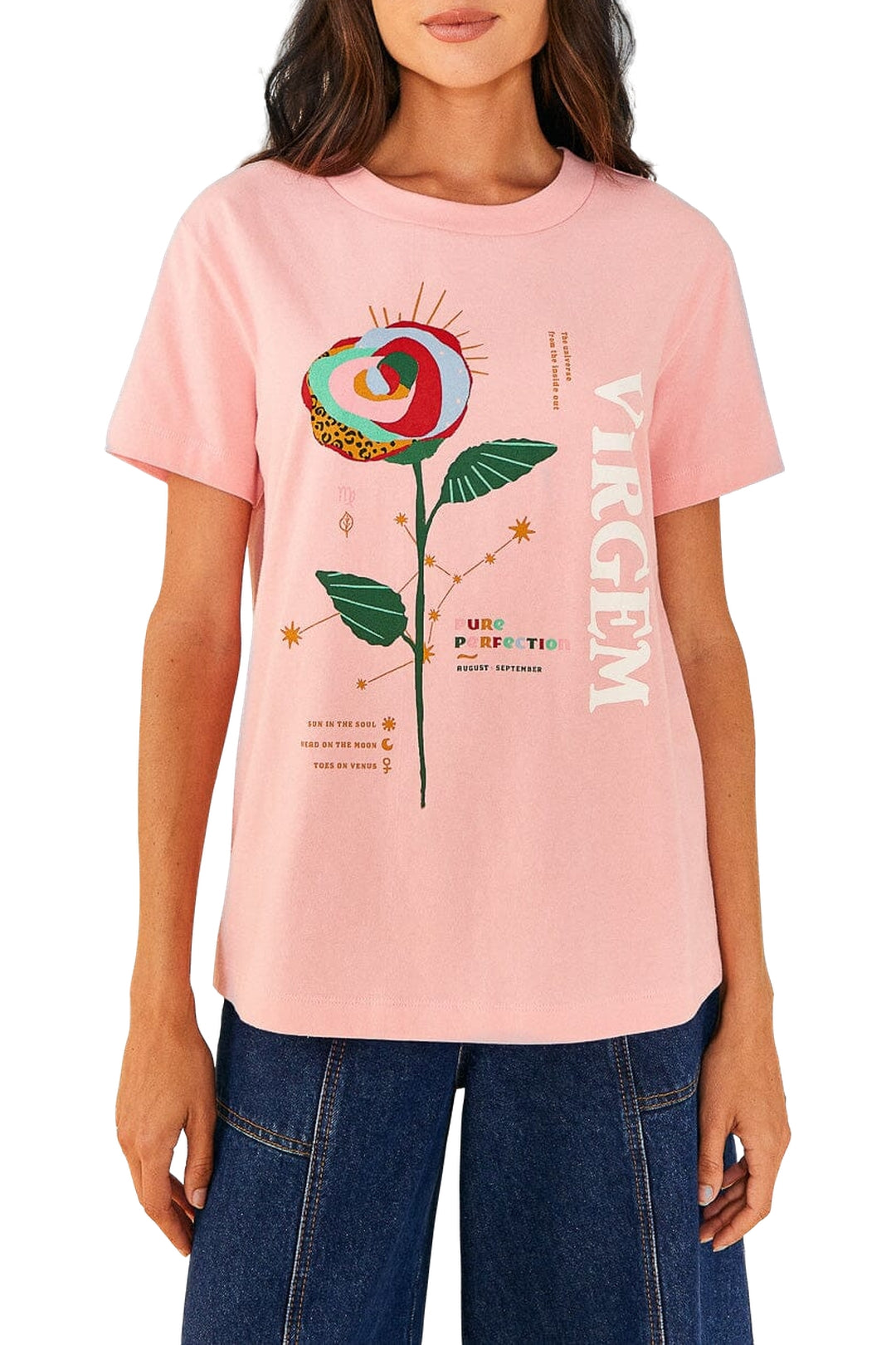MEDIA OFF LINE_T-shirt Virgo Zodiac - Multicolore