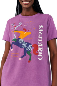 MEDIA OFF LINE_T-shirt Sagittarius Zodiac - Multicolore