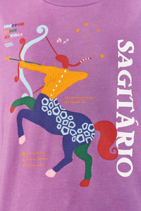 MEDIA OFF LINE_T-shirt Sagittarius Zodiac - Multicolore