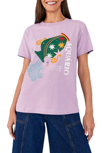 MEDIA OFF LINE_T-shirt Aquarius Zodiac - Multicolore