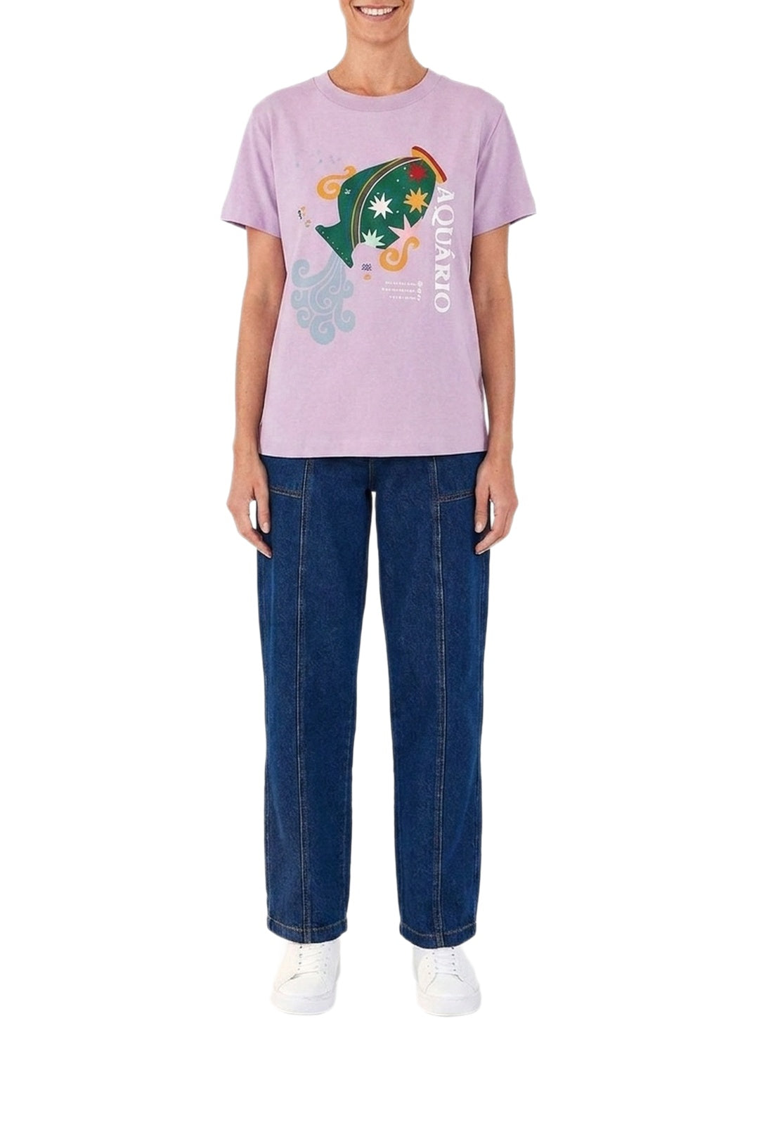 T-shirt Aquarius Zodiac - Multicolore