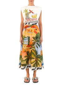 T-shirt Copacabana en coton - Blanc