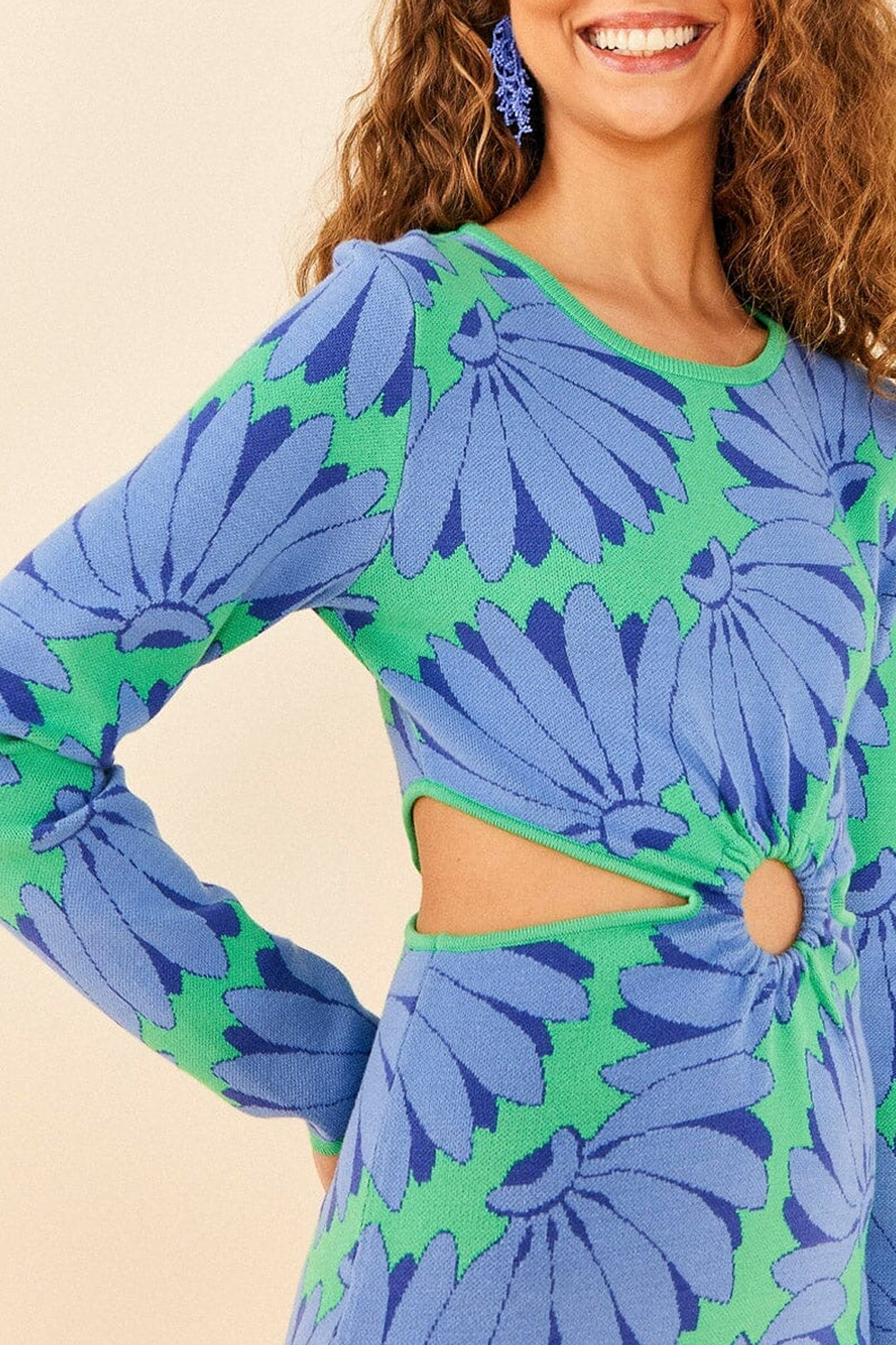 MEDIA OFF LINE_Robe mini Knit Copacabana - Vert