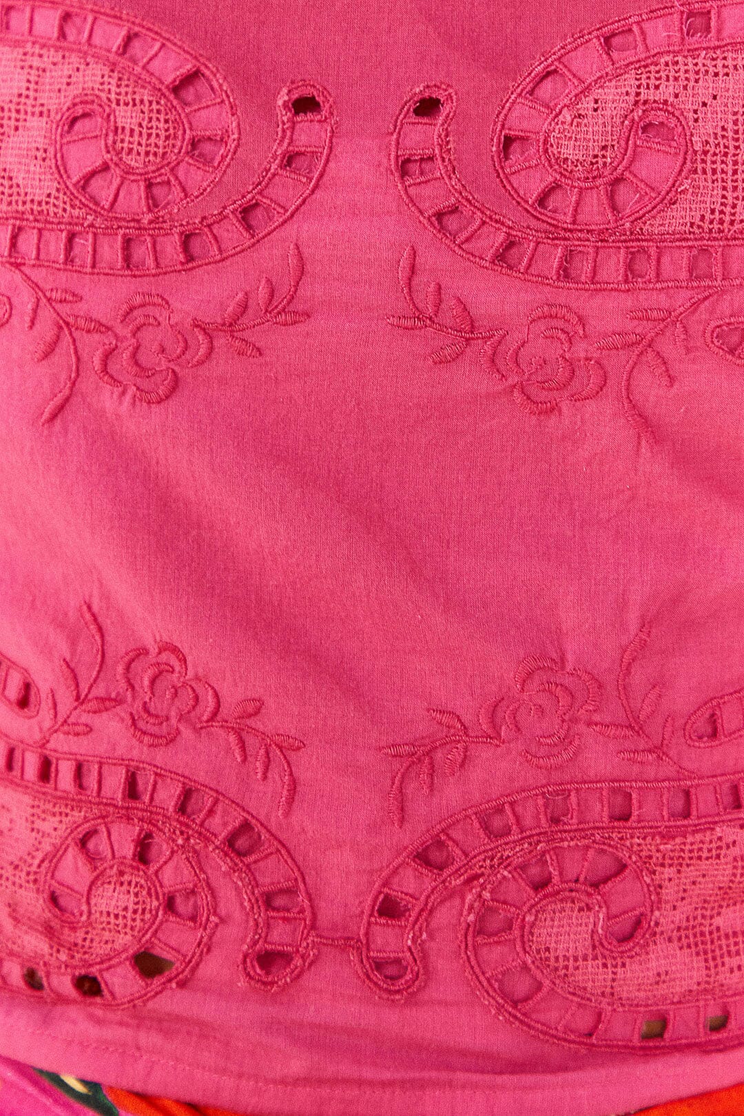 Blouse Lace à manches bouffantes - Rose