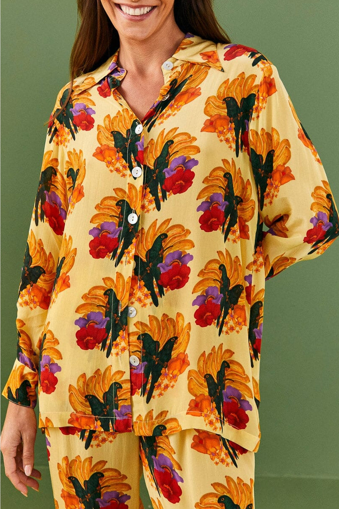 MEDIA OFF LINE_Chemise Banana Nest - Jaune
