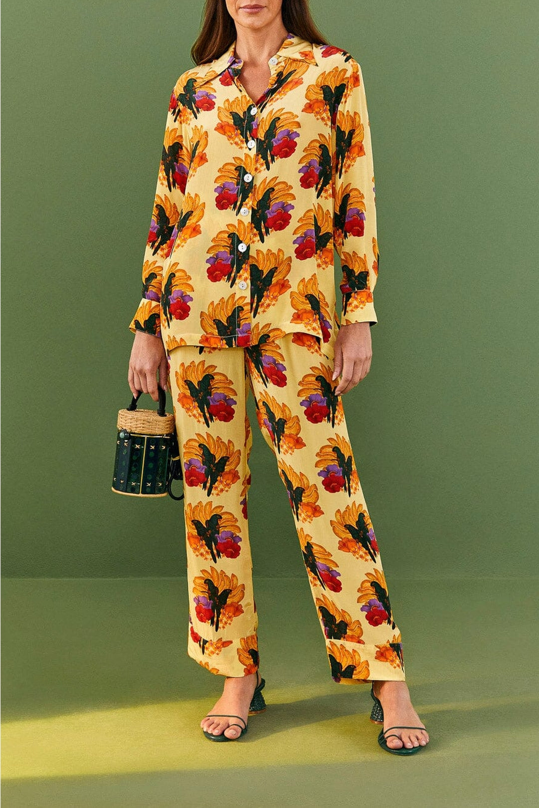 MEDIA OFF LINE_Chemise Banana Nest - Jaune