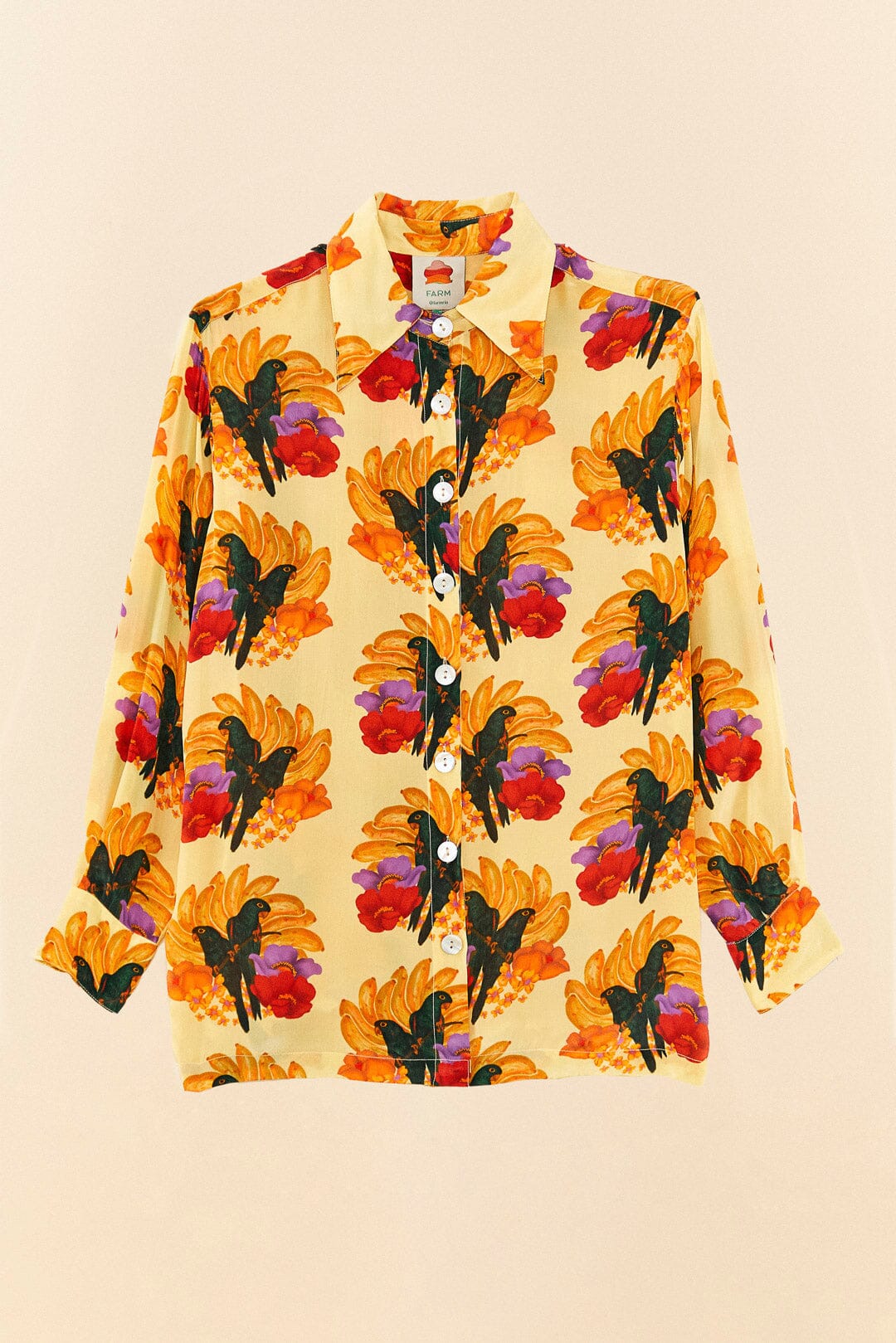 MEDIA OFF LINE_Chemise Banana Nest - Jaune