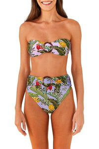 MEDIA OFF LINE_Maillot de bain une pièce Striped Bananas - Multicolore