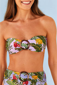 MEDIA OFF LINE_Maillot de bain une pièce Striped Bananas - Multicolore
