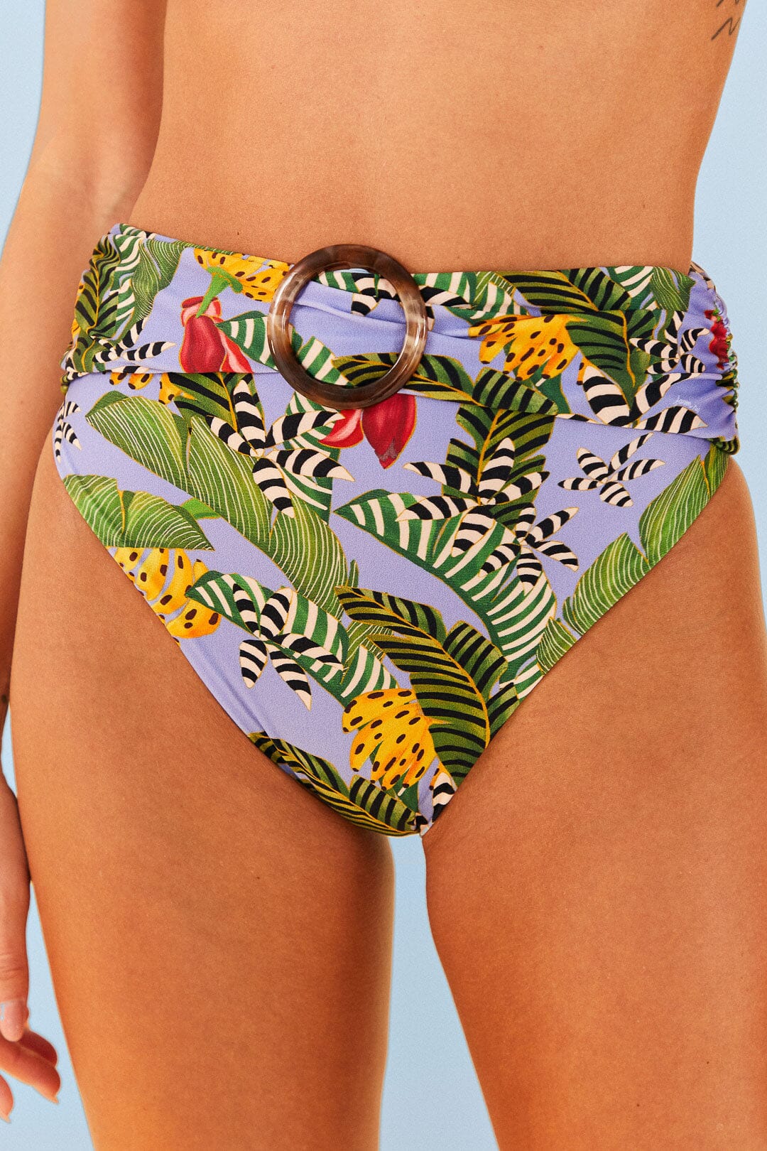 MEDIA OFF LINE_Maillot de bain une pièce Striped Bananas - Multicolore