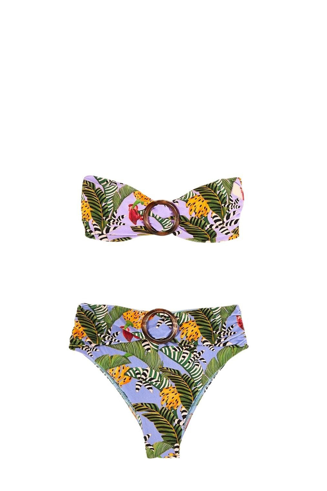 MEDIA OFF LINE_Maillot de bain une pièce Striped Bananas - Multicolore