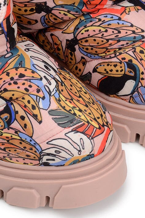 Bottines bouffantes Toucans - Multicolore