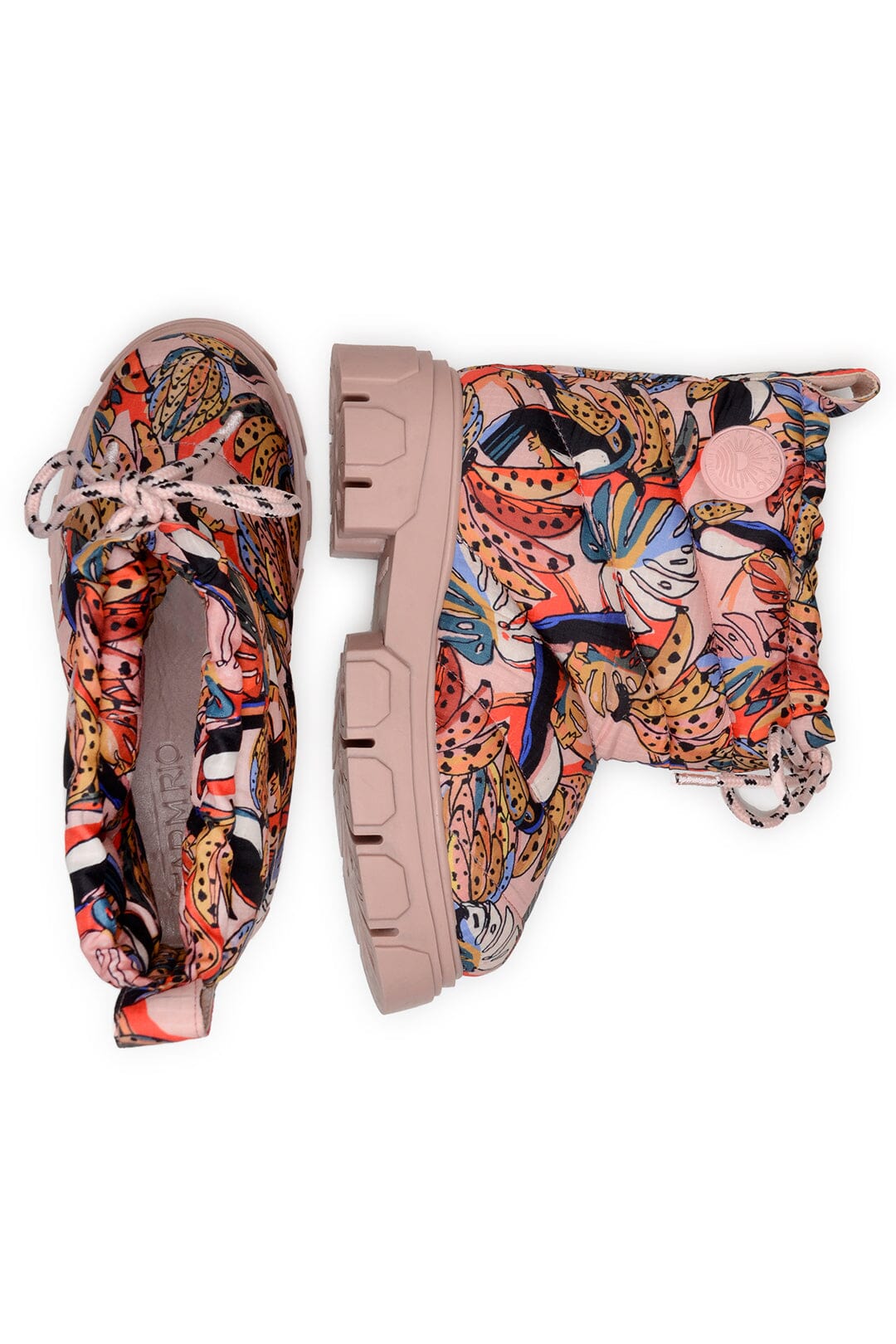 Bottines bouffantes Toucans - Multicolore