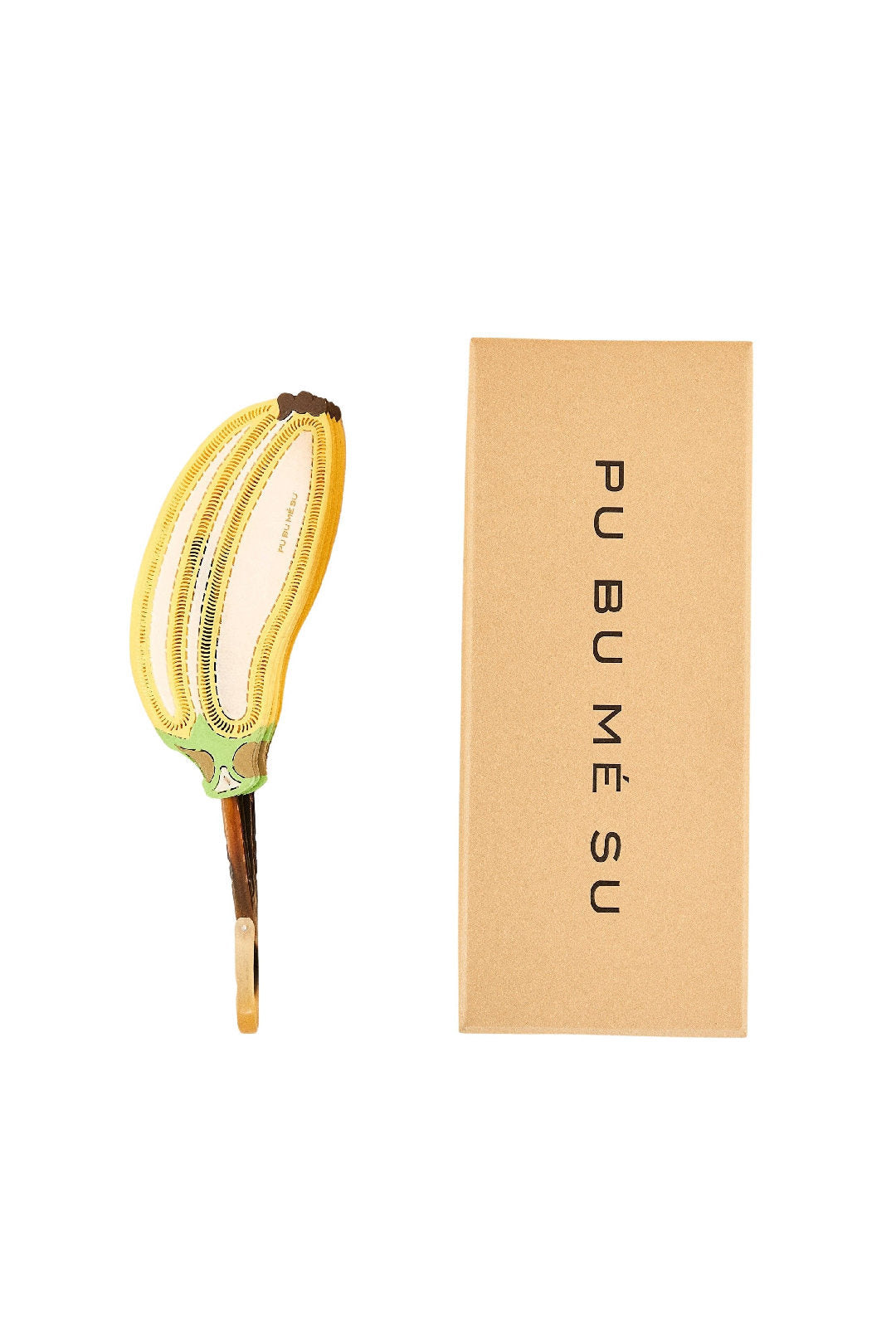 Banana leather key ring - Yellow