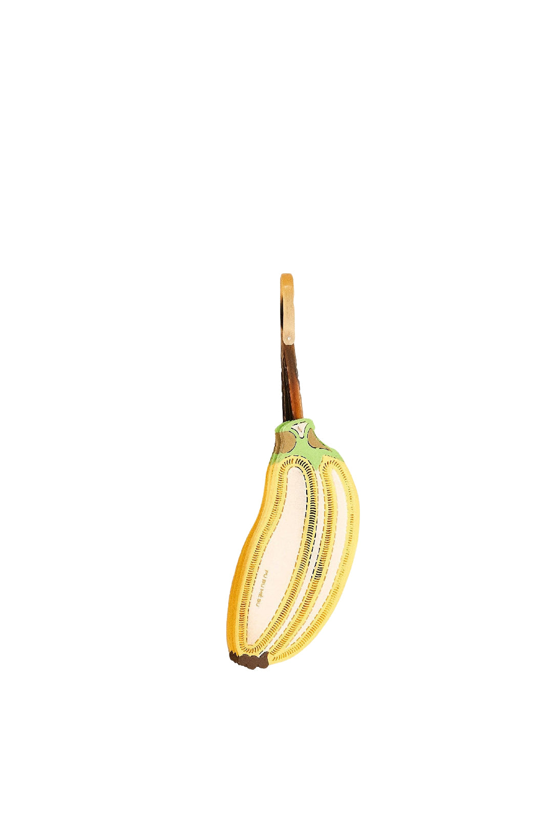 Banana leather key ring - Yellow