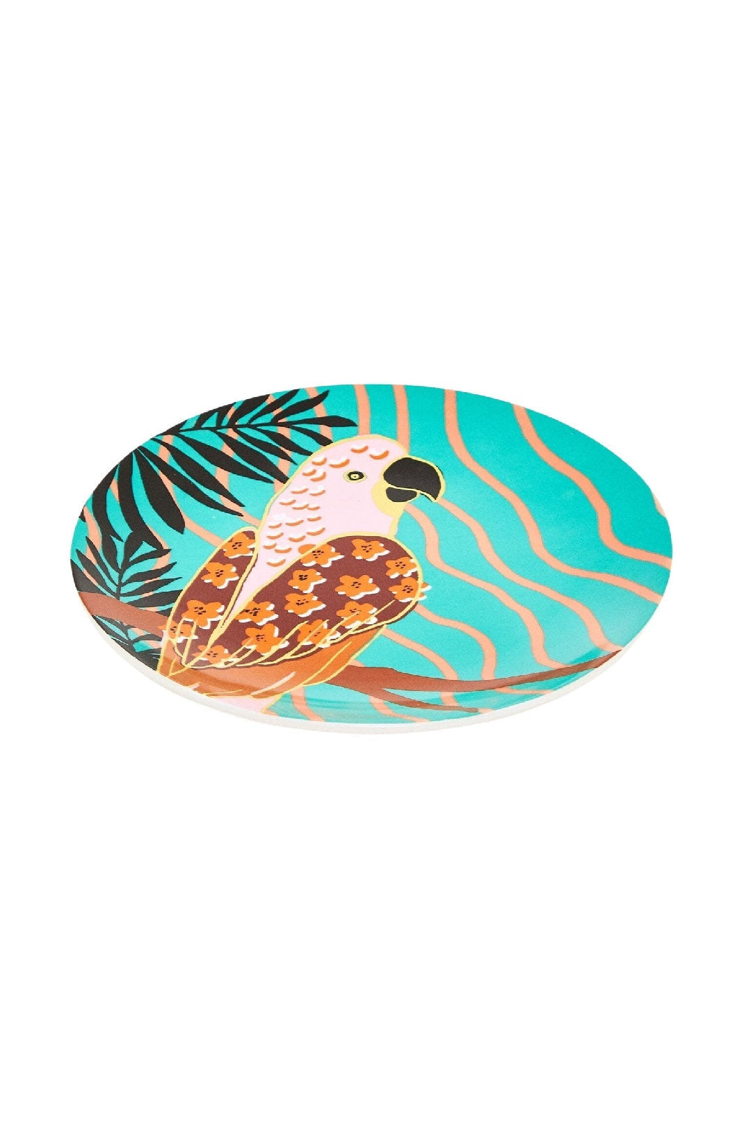 Parrot plate - Blue