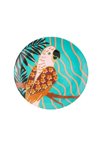 Parrot plate - Blue