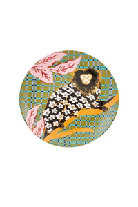 Plate with monkey design - Multicolore