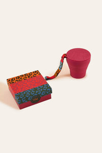 Reclosable jaguard glass - Red