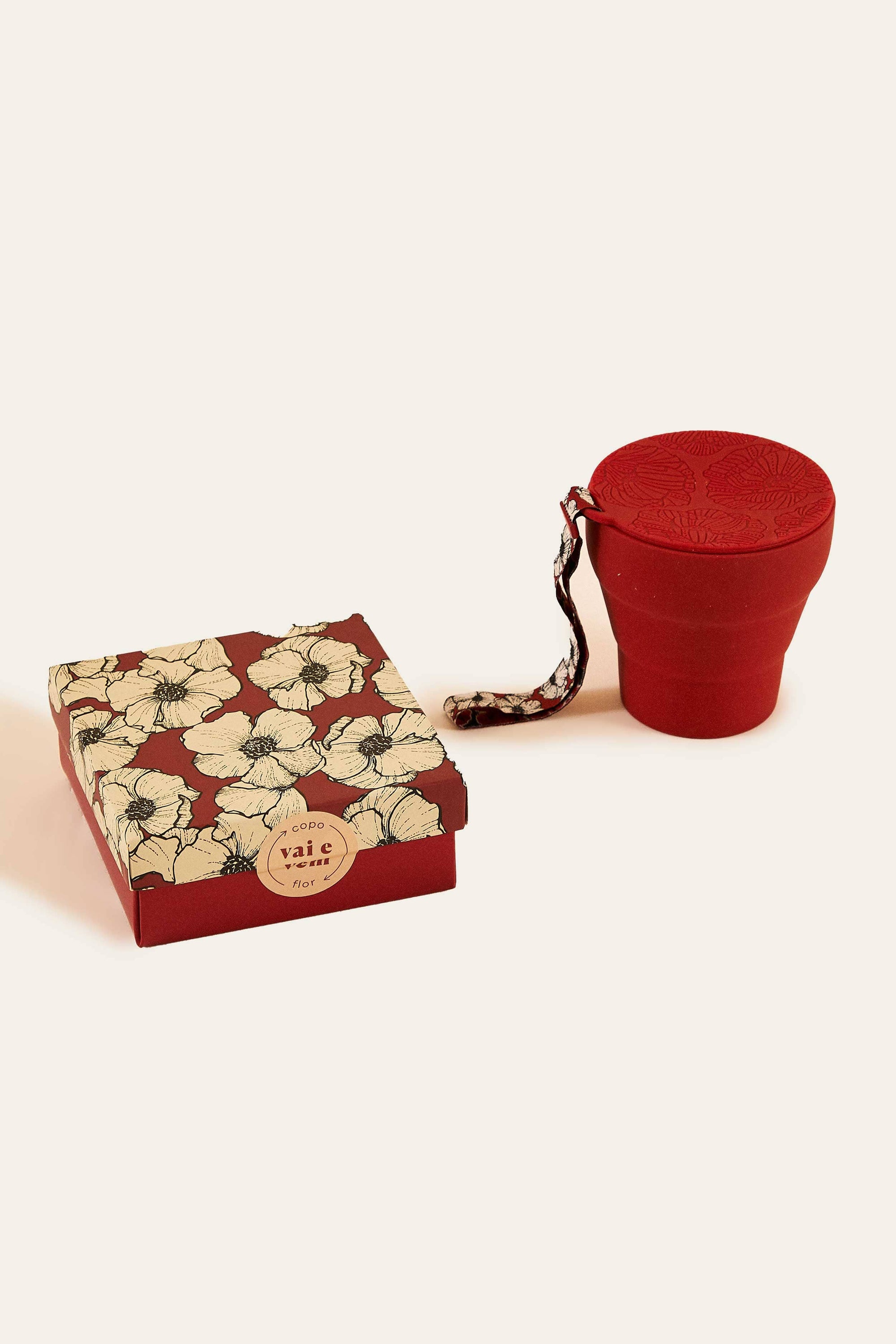 Chita resealable glass - Red