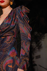 Robe courte Sequin Toucans - Noir