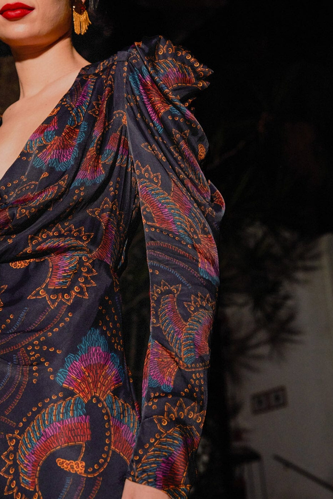 Robe courte Sequin Toucans - Noir
