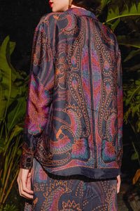 Chemise Sequin en foulard - Noir