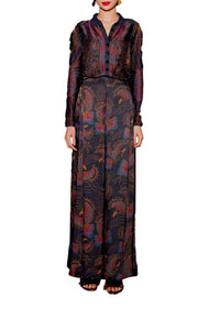 Chemise Sequin en foulard - Noir