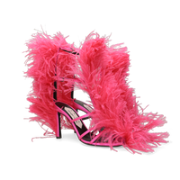 SERGIO ROSSI Sandales Amazona Area 95 en satin - Rose