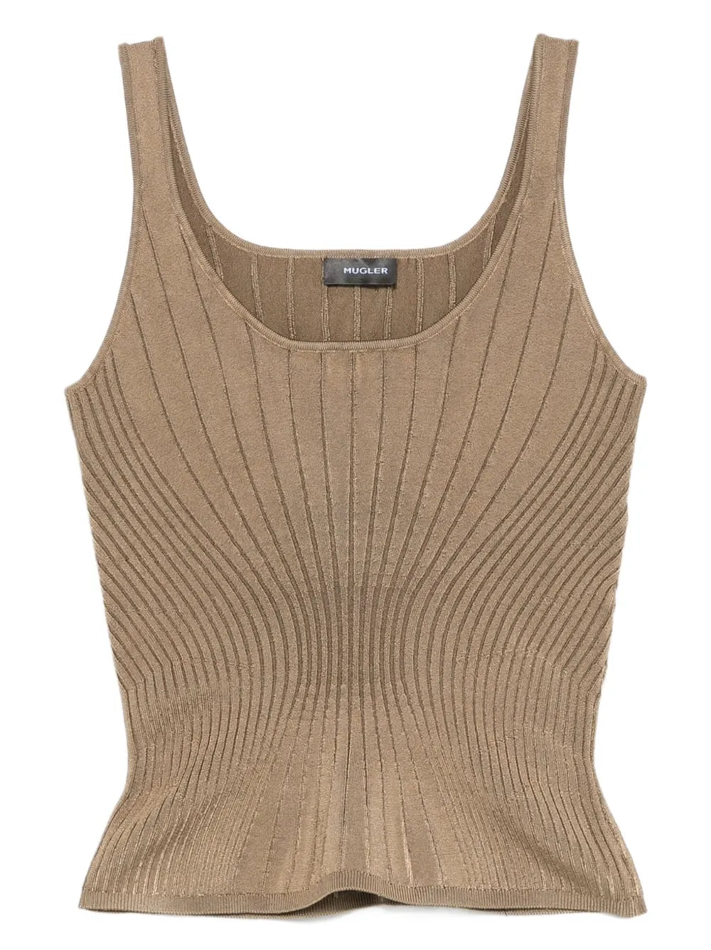 Débardeur en maille sculptante - Dark Beige