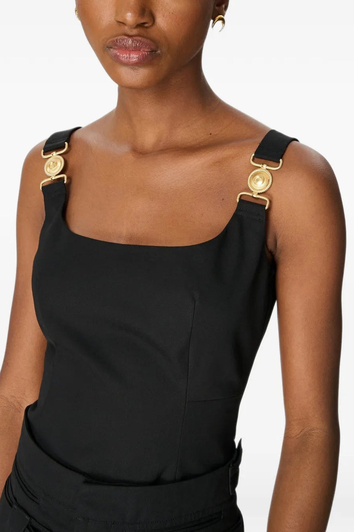 Workwear Sleeveless Top - Noir