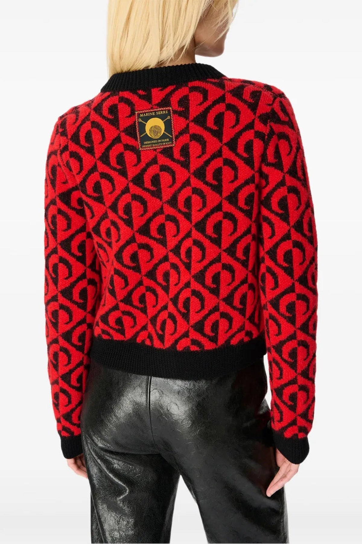 Moon Lozenge Knit Cardigan - Multicolore