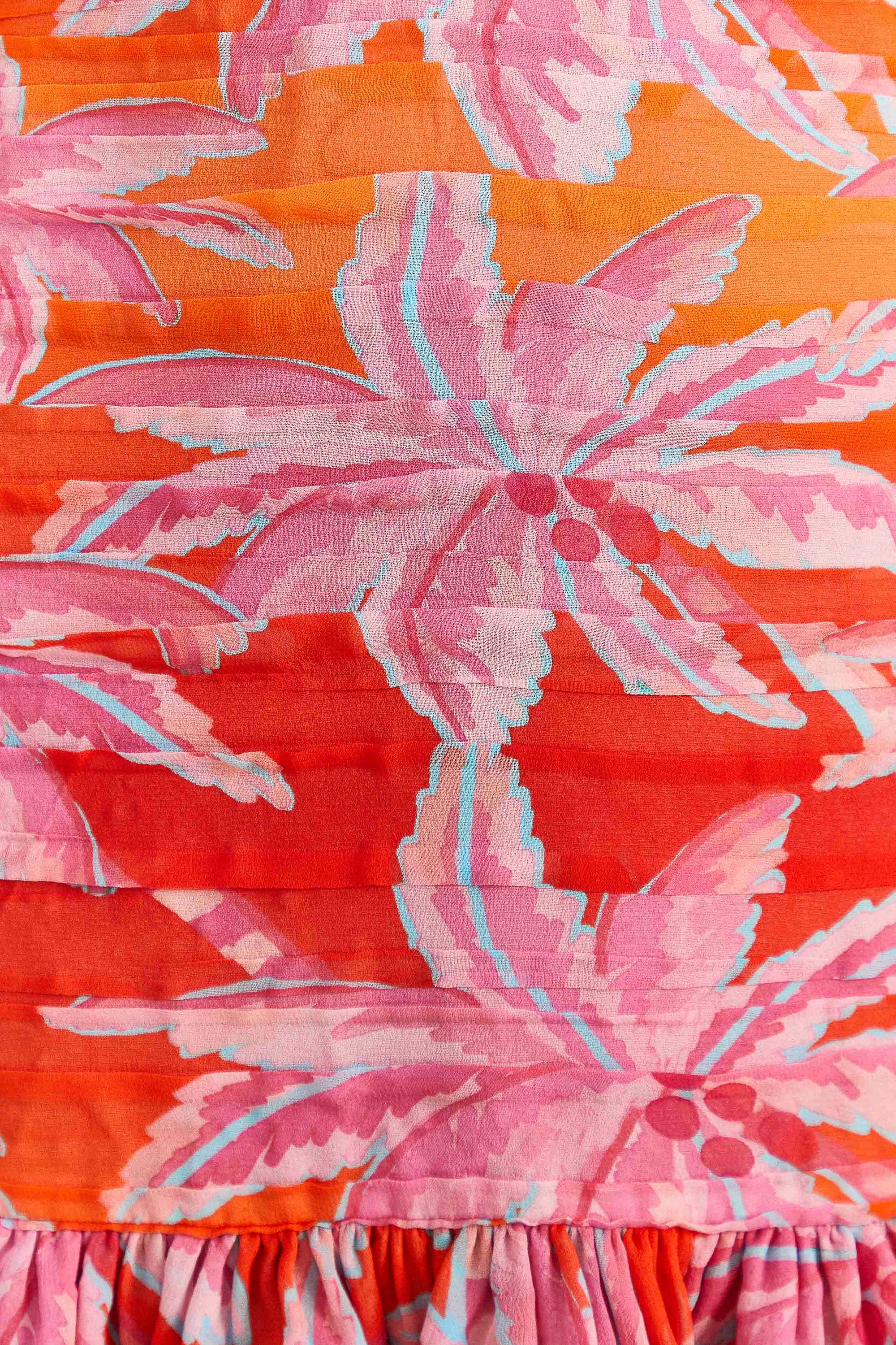 Robe courte Arbre de coco - Rouge