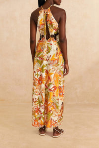 Leopard Forest Sand Robe longue - Leopard Forest Sand