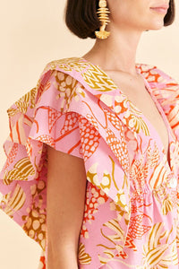 Robe courte Lobsters - Rose