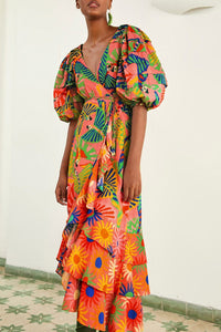 DJV_Multicolor Robes midi - Multicolor