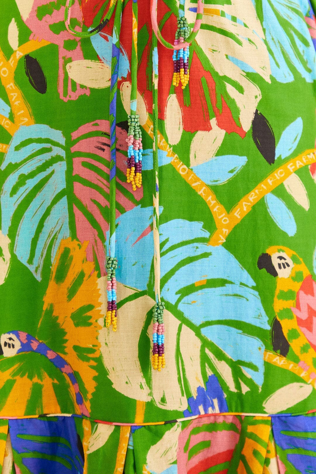 NEW_Forest Birds Green Robes midi - Forest Birds Green