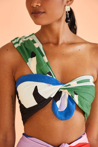 DJV_Brasil Bahia Scarves Multicolor Tops & T-Shirts - Brasil Bahia Scarves Multicolor