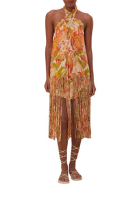 Leopard Forest Sand Robe courte - Leopard Forest Sand
