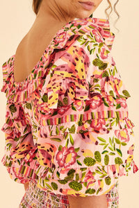 Top Painted Bananas - Rose