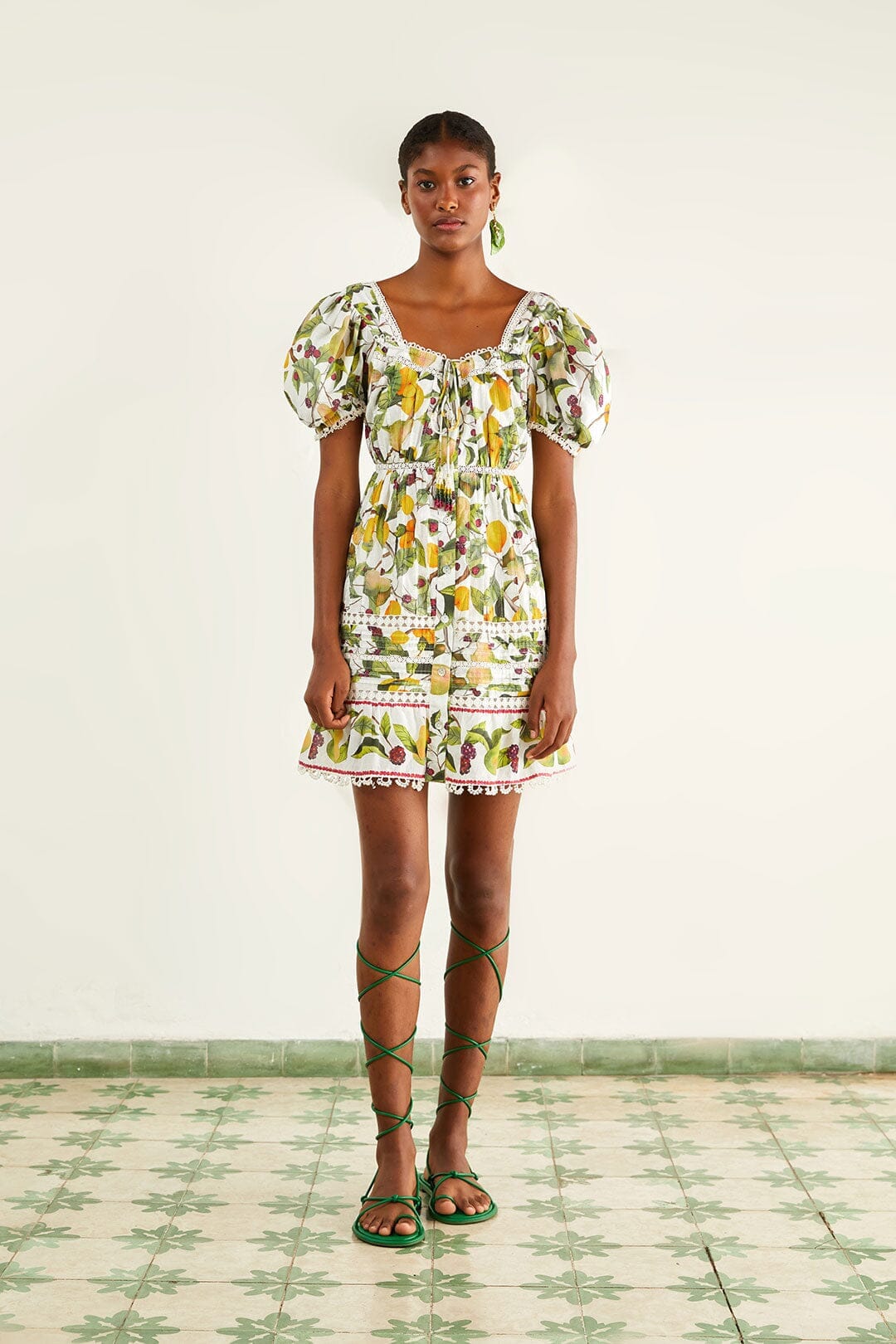 NEW_Fruit Orchard Off-White Robes courtes - Fruit Orchard Off-White