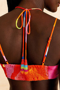 Top Ombre Chita en lin - Rouge